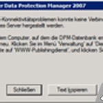 IIS-Konnektivitäts-Fehlermeldung vom SQL Server Services-Server