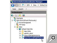 Überprüfe IIS7 ReportServer-Verzeichnis