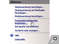 Featureberechtigungen aufrufen