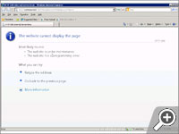 Die HTTP 500 Fehlermeldung in der Microsoft Virtual Server Verwaltungswebsite