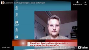 SharePoint Datenblattansicht Domäne