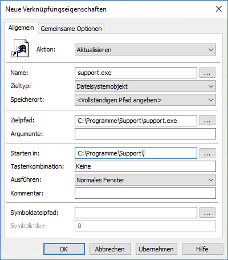 Neue Verknüpfungseigenschaften
